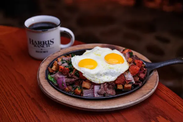 Ranch Kitchen farm fresh breakfast skillet with eggs