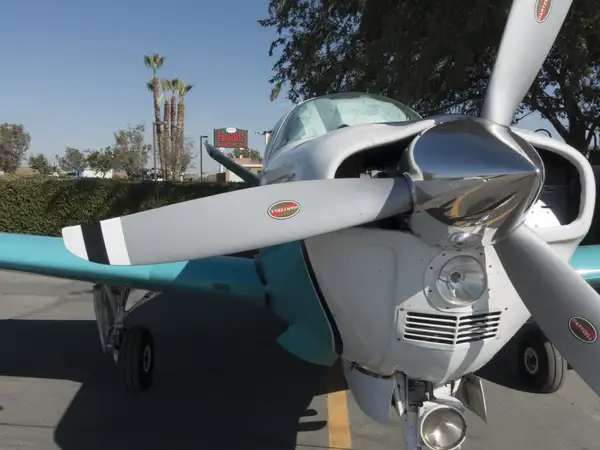 Aircraft at the Harris Ranch airstrip