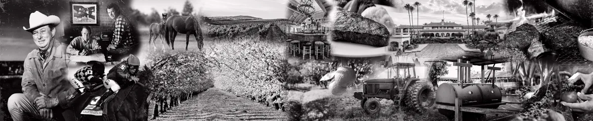 Historical photo of the Harris family legacy and agricultural heritage